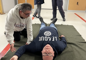 Sortie gestes de premiers secours au centre de secours à Meusnes